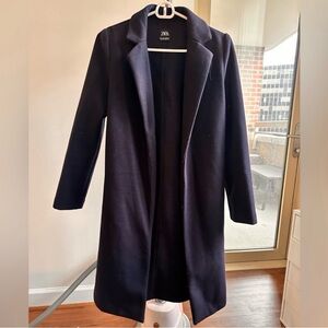 Zara Women's Navy Coat